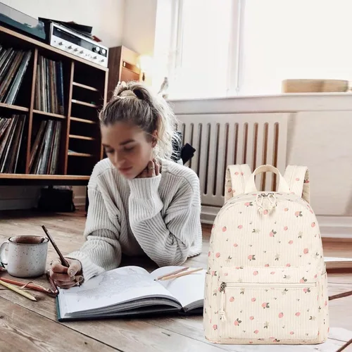 Vista 5 de Mini mochila para niñas resistente al agua pequeña mochila bolso de hombro para mujeres adultos niños viaje escolar