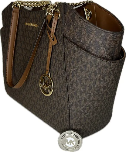 Vista 2 de Michael Kors Jet Set - Gancho para bolso de hombro con cadena grande