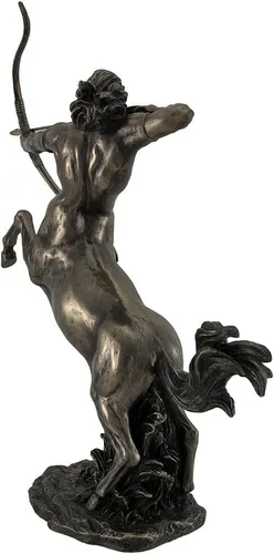 Vista 4 de Veronese Design - Estatua con acabado de bronce de centauro de 14 pulgadas