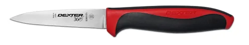 Vista 3 de Dexter Russell S360-3½PCP Cuchillo de pelar, hoja de borde recto de punta de lanza de 3½ pulgadas, acero libre de manchas de alto carbono, mango