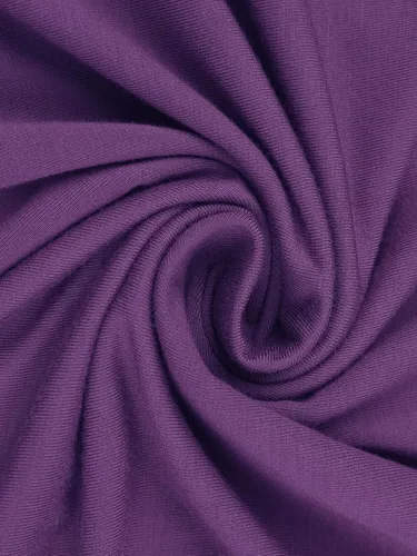 Vista 9 de cheibear Camisones de pijama para mujer, ropa de dormir, color sólido, cuello redondo