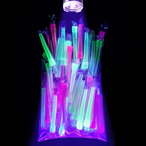 Vista 3 de 50 puntas largas de cachimba desechables, 3.55 pulgadas envueltas individualmente, puntas de plástico sin BPA, sin rebabas que brillan