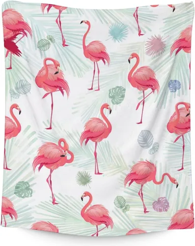 Vista 14 de Manta de flamenco de regalo, 30 x 40 pulgadas, bonita manta para mujeres y niñas, mantas negras suaves y peludas para sofá y oficina