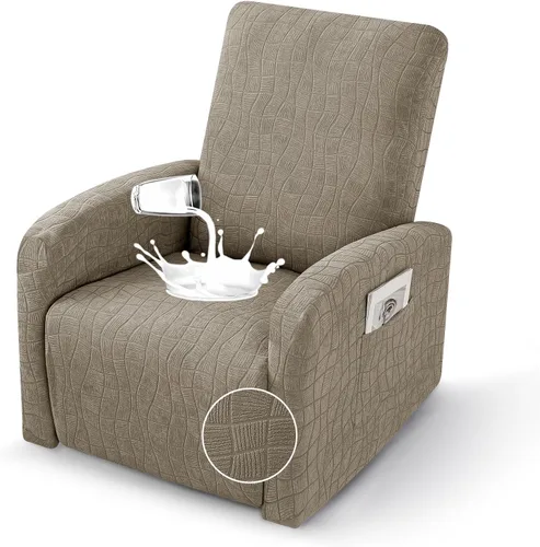 Vista 37 de MAXIJIN Fundas impermeables para sillas reclinables pequeñas de 3 piezas, fundas reclinables que se mantienen en su lugar, fundas reclinables Lazy