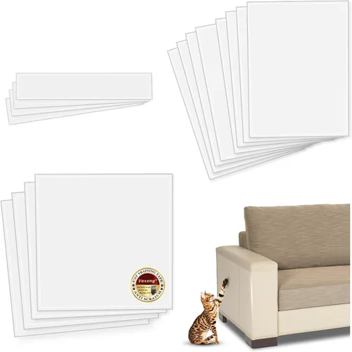 Vista 9 de Protector de muebles antiarañazos para gatos, protector de muebles autoadhesivo transparente de gatos que arañan las garras, protector de sofá
