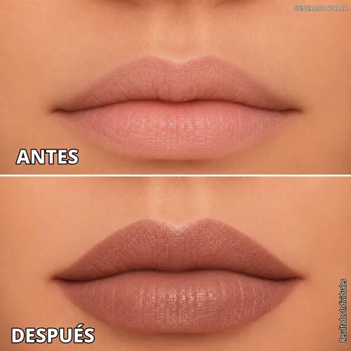 Vista 3 de M. Asam Lápiz labial satinado Magic Finish (0.14 onzas) en tono avellana Avellana Cielo