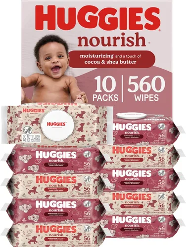 Vista 7 de Huggies Toallitas perfumadas para bebés Nutre y cuida (640 ct.)