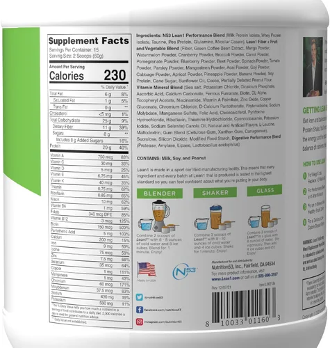 Vista 6 de Suplemento Nutrition 53 para reemplazar la comida y quemar grasas, 1, 1