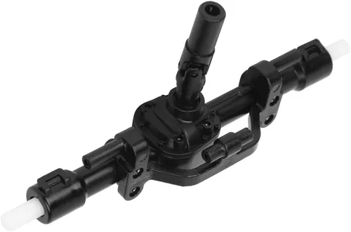 Vista 3 de VGEBY Eje trasero, accesorio de eje trasero de coche RC de plástico negro para WPL/MN Serie 1/16 Camión Modelo Modelo Accesorio