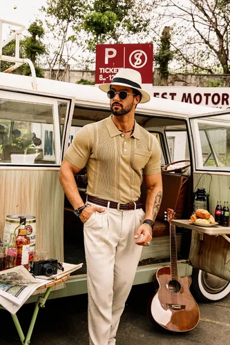 Vista 5 de GRACE KARIN Camisas polo de punto para hombre, manga corta, textura, ligeras, suéter de golf