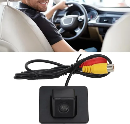 Vista 4 de Cámara CCD de respaldo para 3 Axela 2013?2019, ABS Cámara CCD de visión trasera de coche 170 ° Gran angular IP67 Reemplazo