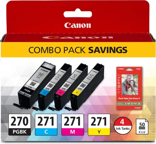 Vista 12 de Canon CLI-271XL Depósito de tinta negra genuino, compatible con impresoras MG6820, MG6821, MG6822, MG5720, MG5721, MG5722, MG7720, TS5020, TS6020