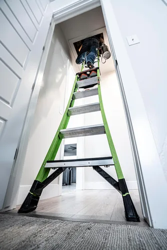 Vista 26 de Little Giant King Kombo XT, escalera extensible multiposición, 13936-071