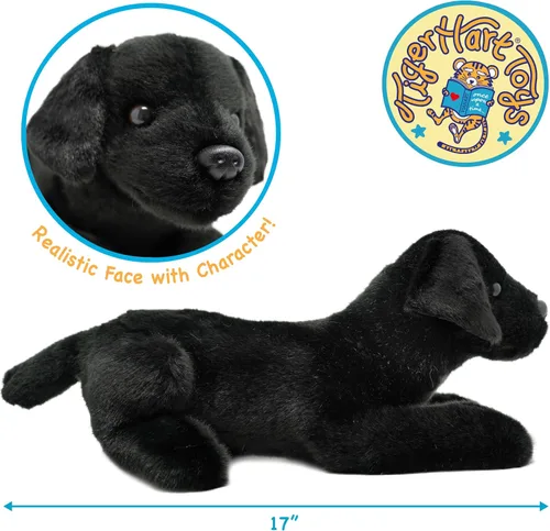 Vista 4 de TigerHart Blythe Black Lab - Peluche de 12 pulgadas