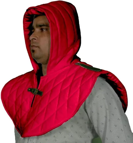 Vista 2 de Gambeson - Capucha de algodón con armadura de disfraz Coller SCA