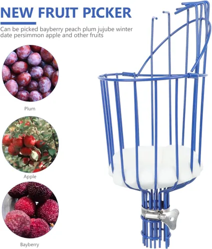 Vista 2 de 1 herramienta multifuncional para cosechadora de frutas ligera con diseño desmontable para Apple eficiente para trabajadores de huertos