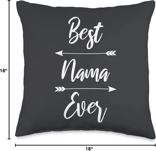 Vista 4 de Nama Gifts Best Nama Ever - Cojín para cojín (16.0 x 16.0 in), multicolor
