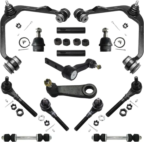 Vista 36 de Detroit Axle - Kit de suspensión frontal de 15 piezas para Jeep Grand Cherokee 99-04 1999 2000 2001 2002 2003 2004, brazos de control superior e