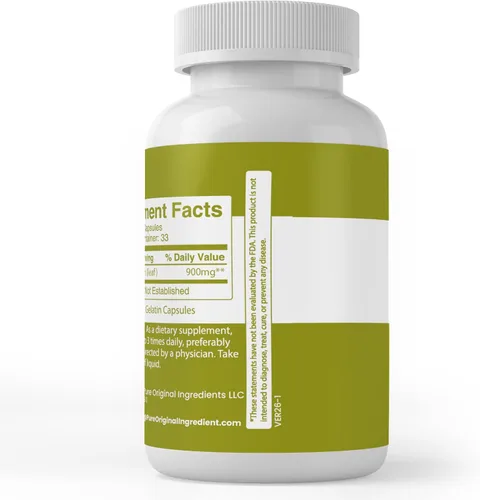 Vista 3 de Pure Original Ingredients Hierba de trigo, (100 cápsulas) siempre puro, sin aditivos ni rellenos, verificado por laboratorio