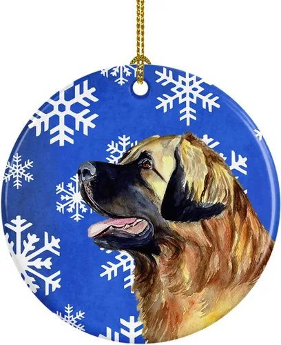 Vista 152 de Caroline's Treasures Cavalier Spaniel - Adorno de cerámica para colgar en el árbol de Navidad, para el hogar, Navidad, fiestas, regalo, 3 pulgadas