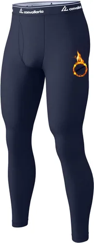 Vista 16 de 4 or 2 Pack Men's Thermal Pants Fleece Lined Long Johns Bottom Base Layer Negro/Gris