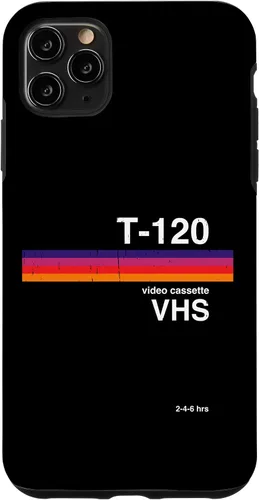 Vista 13 de Funda para disfraz de nostalgia retro para iPhone 16 con gráficos de cinta VHS de los años 80 y 90
