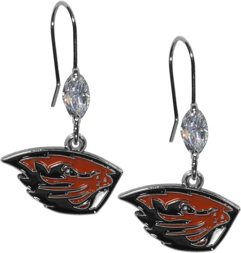 Vista 10 de Siskiyou Sports Pendientes colgantes de cristal de la NCAA
