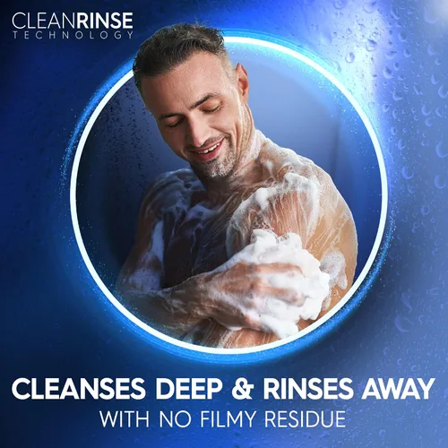 Vista 3 de Dial Men 2 en 1 Jabón para cuerpo y cara, Carbón Activado, 16 fl oz, paquete de 4, Jabón exfoliante suave para cuerpo con tecnología de enjuague