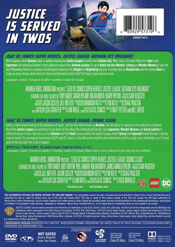 Vista 2 de LEGO DC Super Heroes Justice League Gotham City BreakoutCosmic Clash (DBFE) (DVD)