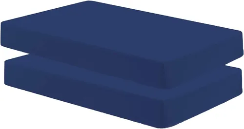 Vista 6 de Gilbins Sábana bajera ajustable de 30 x 75 pulgadas, hecha de algodón, perfecta para literas de campamento, caravanas, camas de invitados, paquete