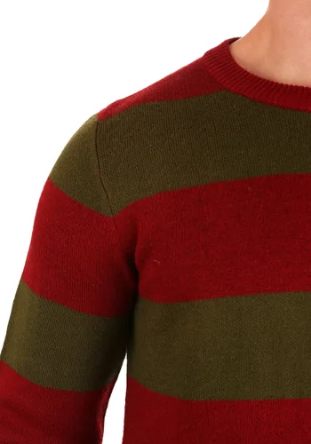 Vista 10 de Suéter a Rayas de Pesadilla en Elm Street Freddy para Adultos Multicolor