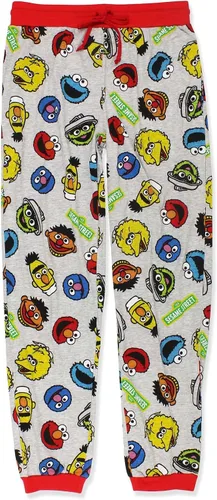 Vista 3 de Sesame Street Characters Elmo Cookie Monster Jogger - Pantalón de pijama
