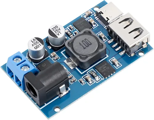 Vista 13 de DROK Convertidor Buck 12V a 5V, 5A USB Regulador de Voltaje DC 9V-36V Paso Abajo a DC 5V-5.3V 5.2V 3.5-6A Transformador de Voltaje Módulo de Fuente