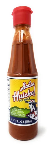 Vista 7 de SALSA HUICHOL PAQUETE VARIEDAD (3 PACK) CALIENTE, HABANERA Y NEGRA