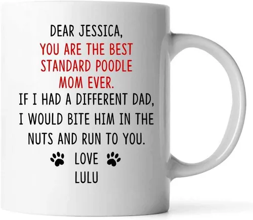 Vista 3 de Funny Gift For Men Or Women - Personalized Mug for those who are parents of puppies White 11oz