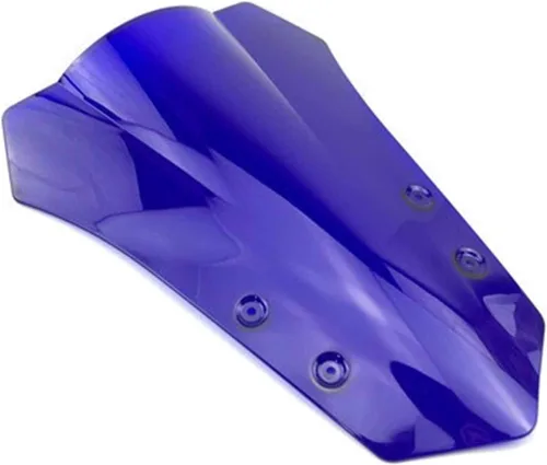 Vista 13 de Parabrisas de motocicleta compatible con Yamaha MT-09 Tracer MT09 FJ09 FJ-09 2015 2016 15 16 parabrisas negro doble burbuja MT 09 FJ 09 2015 2016