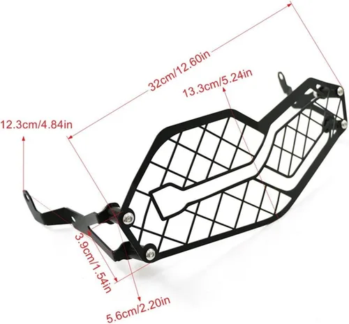 Vista 2 de Cubierta protectora de faros delanteros para BMW F850GS F750GS F 850 para GS F 750 para GS 2018-2023 motocicleta CNC faro protector de parrilla