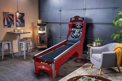 Vista 3 de Skee-Ball Deluxe - una máquina de juego de mesa de arcade para el hogar, sótano y salas de recreación - Diversión clásica nostálgica en familia