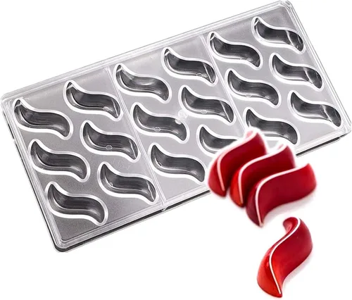 Vista 12 de LoBake Multi Designs - Palitos de media bola, cubo especial TAI JI Trigon, molde de policarbonato para chocolate, moldes para cubitos de hielo 0302