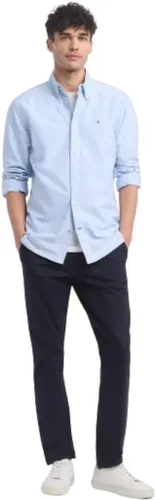 Vista 4 de Tommy Hilfiger Camisa Oxford de manga larga con botones para hombre en ajuste regular