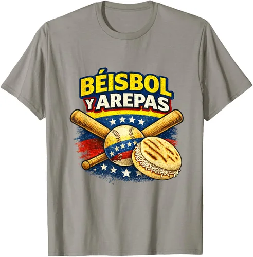 Vista 27 de Camiseta Beisbol y Arepas Venezuelas Baseball Pride Team 2026