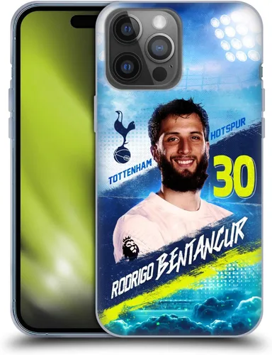 Vista 25 de Head Case Designs Officially Licensed Tottenham Hotspur F.C. Cristian Romero 2023/24 First Team Gel Case [Military Grade] Compatible with Apple