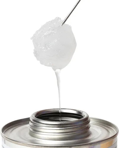 Vista 3 de Oatey 30246 4 oz. Cemento transparente de PVC regular y 4 oz. NSF Purple Primer Handy Pack