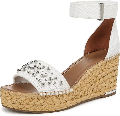 Vista 20 de Franco Sarto Sandalias de cuña Clemens Raffia para mujer Raffia Beige