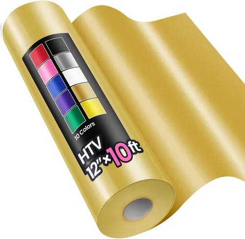 Vista 17 de Rollos de vinilo de transferencia de calor HTV de 12" x 10 pies, negro, Sooez HTV vinilo para camiseta, vinilo para planchar, fácil de cortar