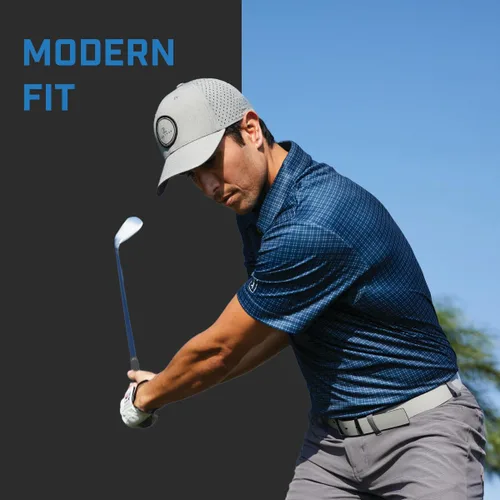 Vista 5 de PGA TOUR - Pantalón de golf para hombre con 5 bolsillos Jaspeado Negro