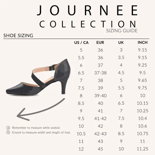 Vista 5 de Journee Collection Zapatos de tacón Tillis para mujer