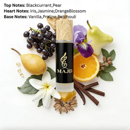 Vista 8 de MAJD FRAGRANCES PRALINE DREAM - Aceite de perfume sin alcohol para mujer, aceite concentrado de fragancia roll-on de larga duración, grosella negra
