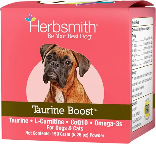 Vista 11 de Herbsmith Taurine Boost - Soporte cardíaco y cardíaco para perros y gatos - Suplemento de taurina para la salud cardíaca de perros y gatos
