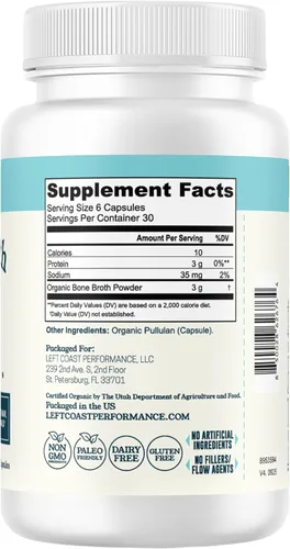Vista 8 de Cápsulas de proteína de brote de hueso en polvo, 1